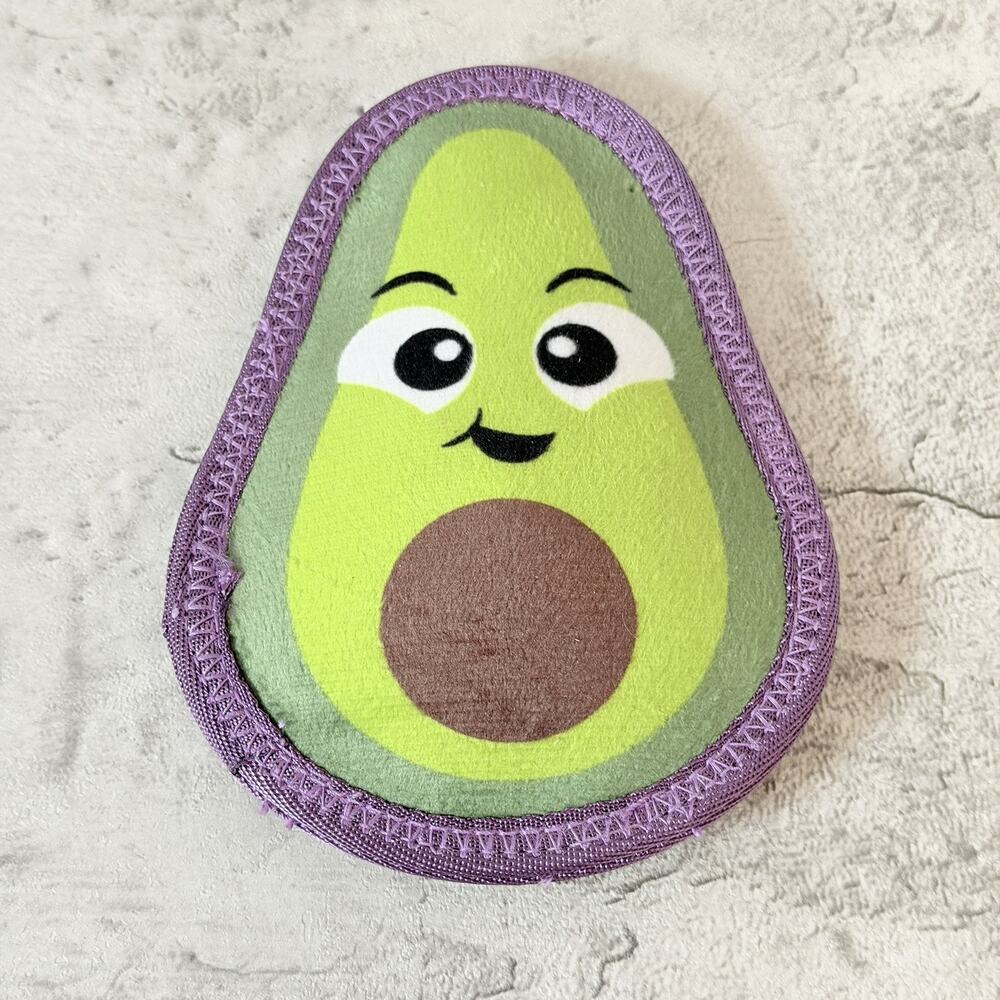 New Outward Hound Durable Tough Skinz Mr. Avacado Dog Squeaker Toy No Stuffing